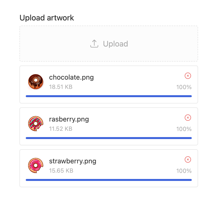 File upload field in forms
