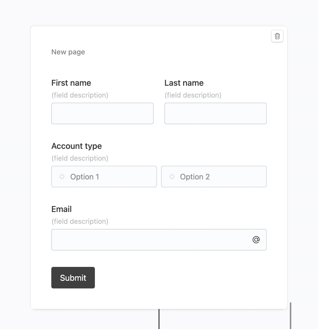 Simple HubSpot contact form