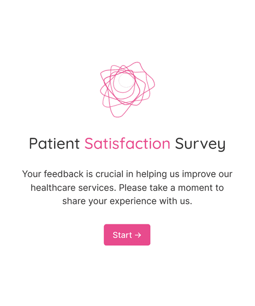 Patient satisfaction survey form template