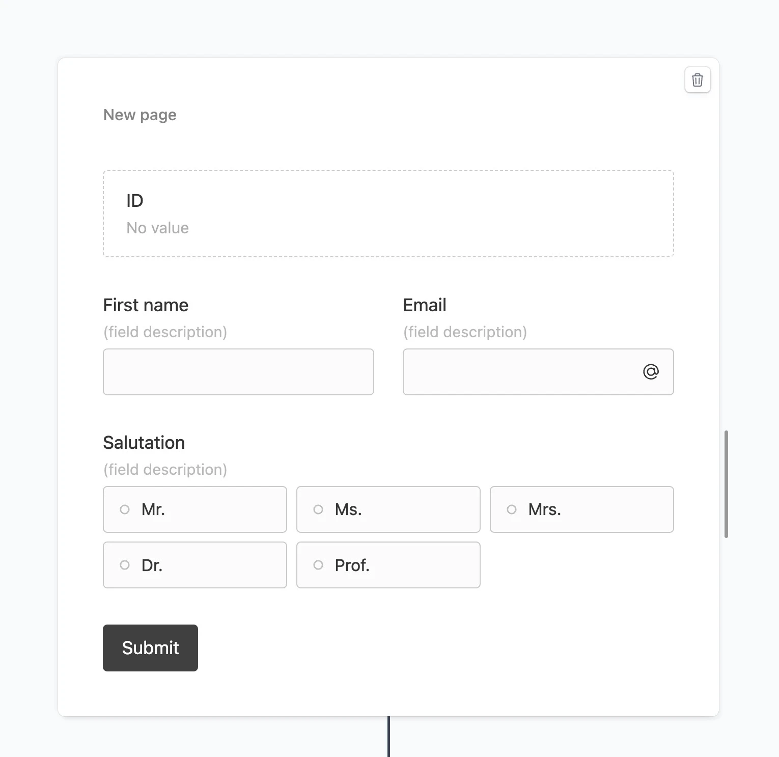 Simple Salesforce prefill form