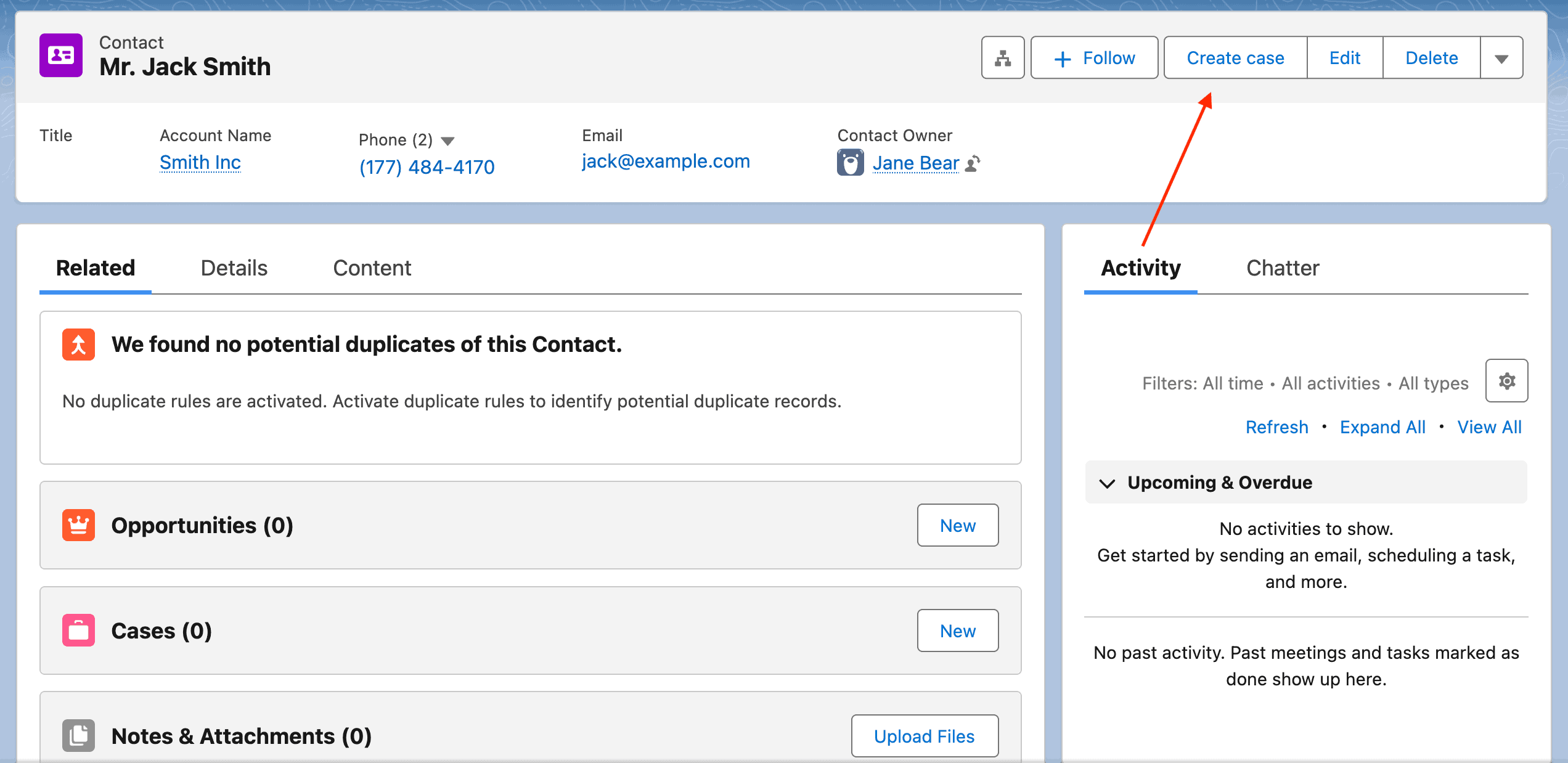 Adding a Dynamic Action button to the Highlights Panel