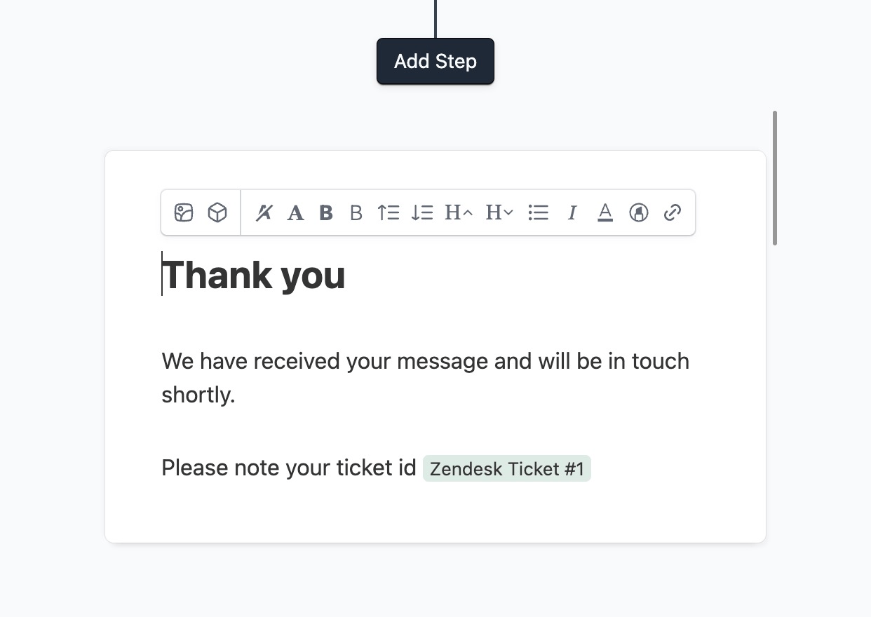 Create a Zendesk Ticket Form