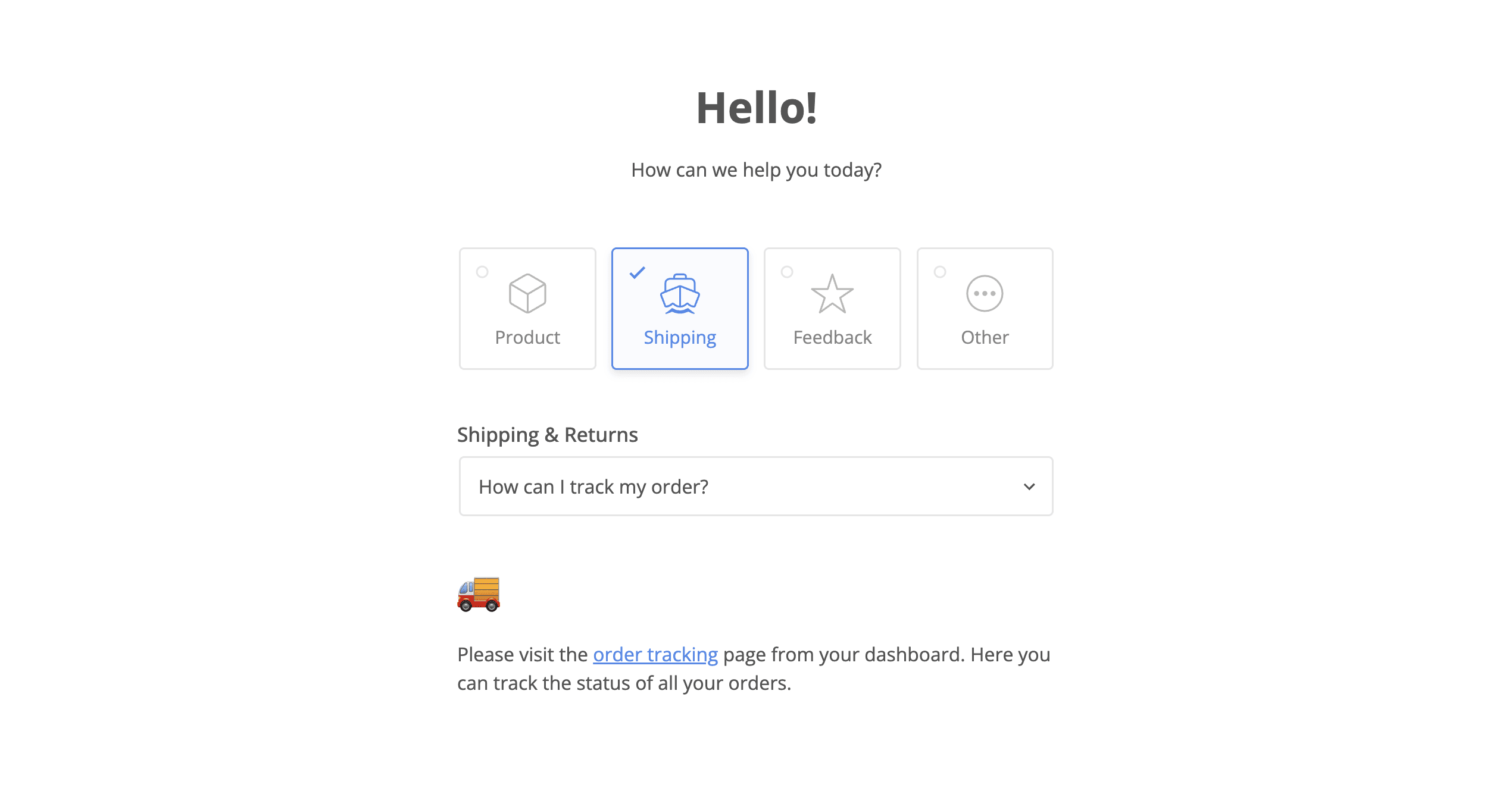 Zendesk ticket form with rich text instructions