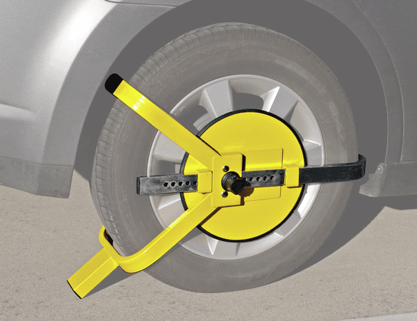 Streetwize Yellow Wheel Lock (SKU: AC38039)