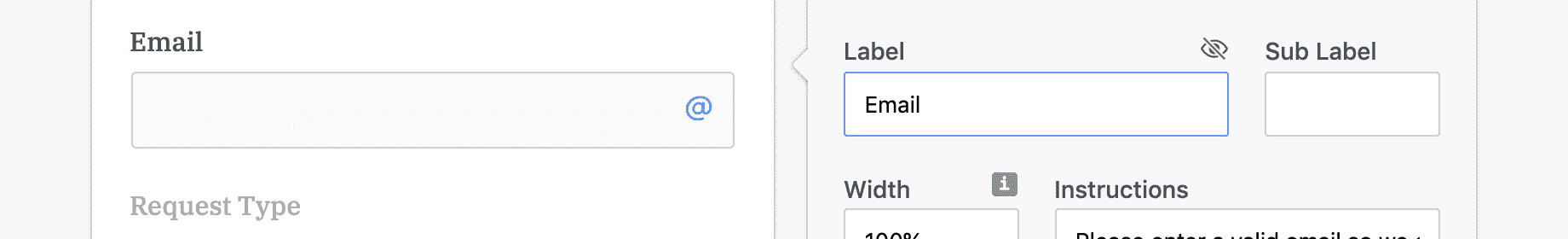 form label accessibility