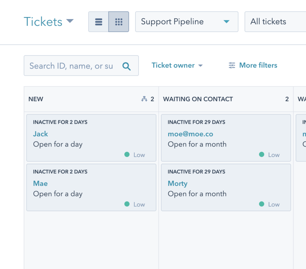 HubSpot service hub