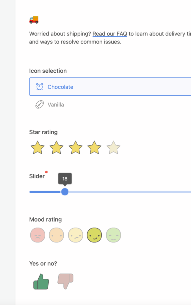 Large selection of Zendesk ticket fields