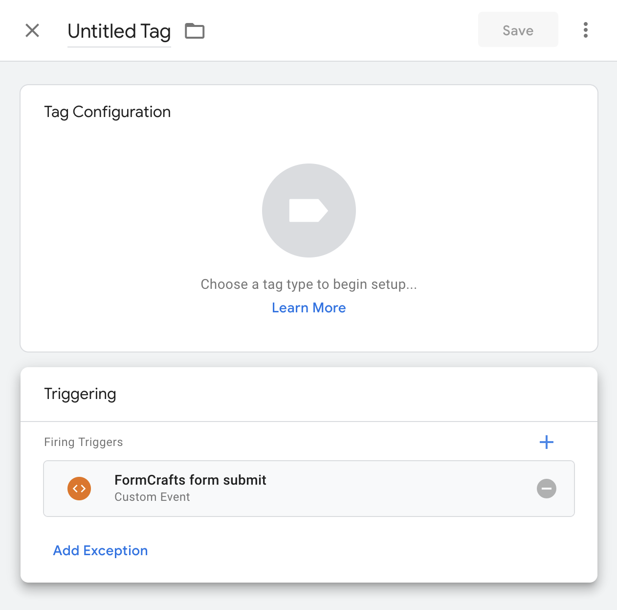 Google Tag Manager - Custom form submit trigger