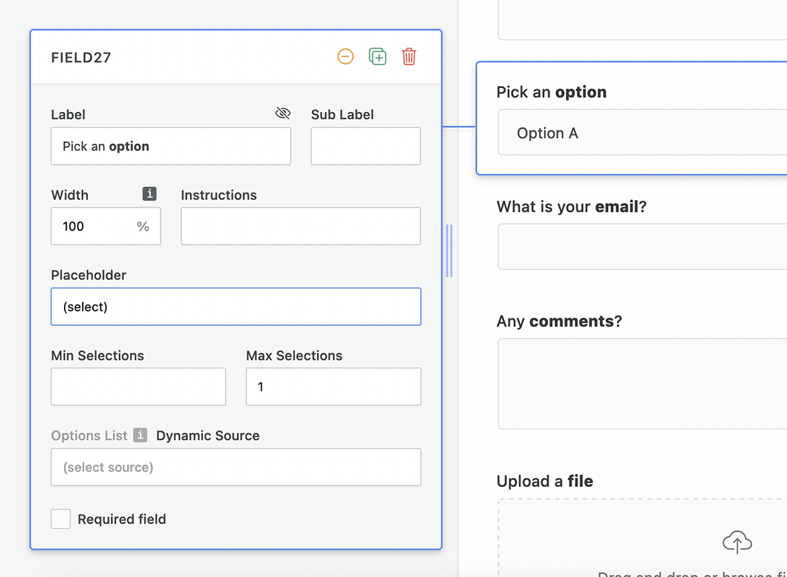 Salesforce dynamic picklist basic setup