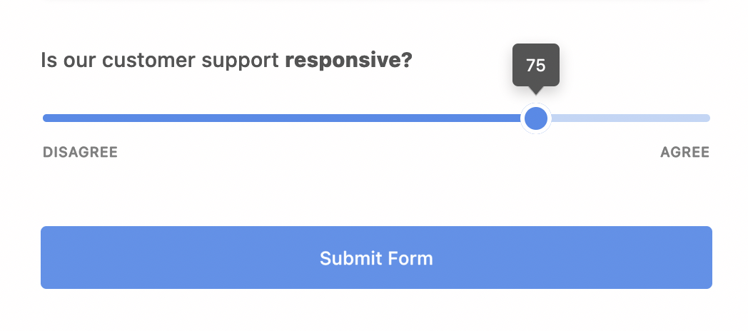 Salesforce percent field via a slider