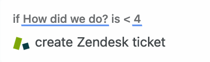 Smart form conditional logic - create Zendesk ticket