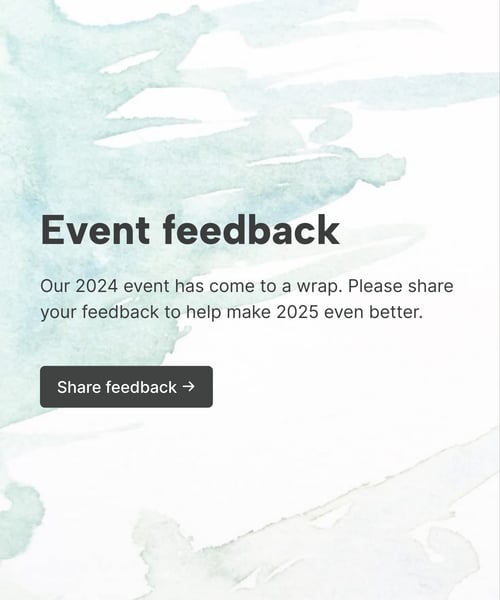 Thumbnail of a event feedback form form template